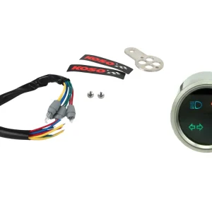 Saisonangebot KOSO 4 in 1 Funktionsanzeige Cockpit Armatur für Motorrad  Roller Moped