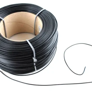 Super-Preis Förch Kabel Fahrzeugleitung - FLRY 5m Schwarz - einfach isolierte Einzelader, sehr flexibel, für Moped, Motorrad, PKW, Meterware