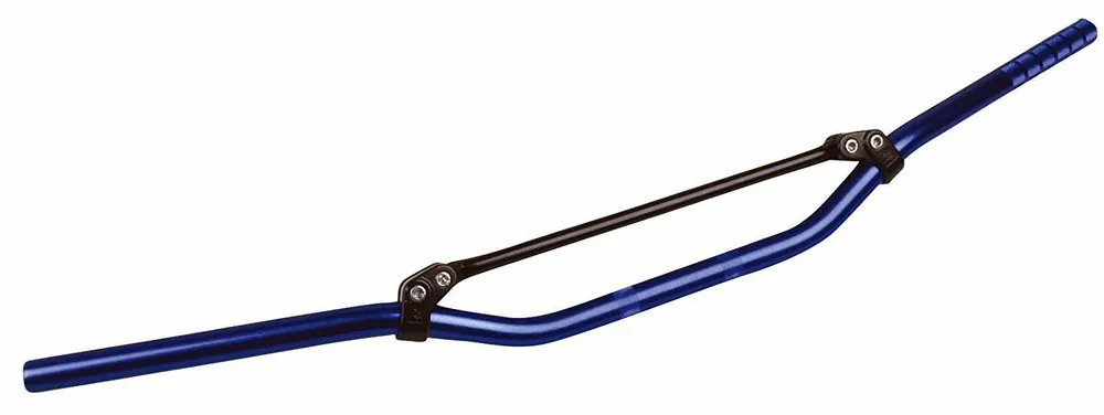 Letzte Chance TRW Moto Cross Lenker mit KBA ABE - 80cm - Blau mit Strebe für Motorrad Moped Quad Mofa