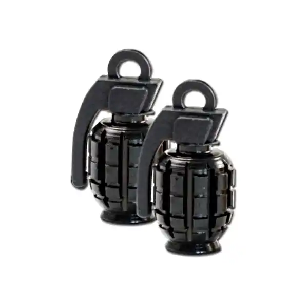 Preisreduziert SET Ventilkappen "Granate" Schwarz