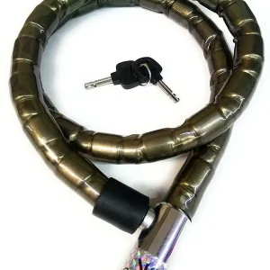 Kettenschloss Fahrradschloss Kabelschloss Stahl 1,20m Motorrad E-Bike Moped Mofa Neuheit