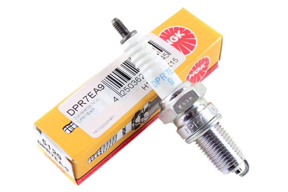 Kostenloser Versand Zündkerze NGK DPR7EA9, Schlüsselweite 18mm für Motorroller, Kleinkrafträder, PKW