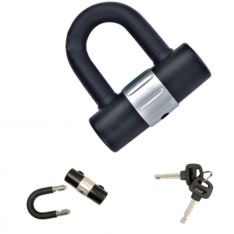 Neu Bügelschloss Vollstahl Sicherheitsschloss Level 4, Ø 16 mm U-Lock, für Stahlketten, Motorradschloss, Fahrradschloss, Universal