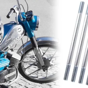 [Paket] 4x Zylinderstehbolzen, Zuganker 120mm M7 für Zündapp C50, CS, GTS, Combinette, Falconette, Mofa Mokick Moped Roller Sonderangebot