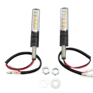 1 Paar SMD Blinker BOLD Sequenziell Alu schwarz M8 E-geprüft Rabatt