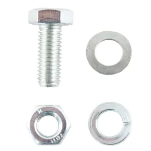 Expressversand MZA Normteile-Set 4-teilig für die Seitenstütze geeignet für Simson S50, S51C, S51E, S70C, S70E, S53, S83 Enduro und MZ ETZ125, ETZ150