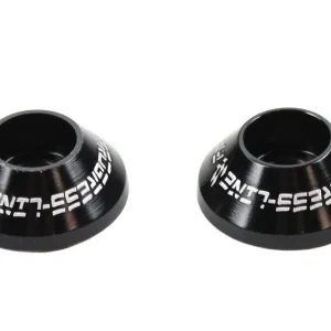 1 Paar konische Zierringe für Lenkergewicht aus Aluminium 6061, Farbe Schwarz, Innendurchmesser 6,1mm Sale