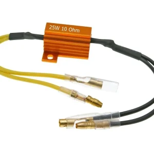 Sichere Zahlung Widerstand 25W - 10 Ohm für Umrüstung auf LED Blinker für Motorrad Moped
