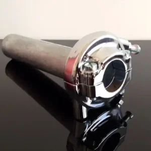 Begrenztes Angebot THROTTLE HANDLE Single, chrome-plated AMAL style