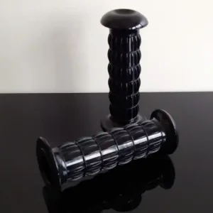 Ausverkauf 2 Griffe, Griffgummis, Kawasaki 70er Style, schwarz