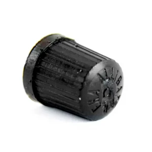 Alligator Fahrrad Ventilkappe - 1311 - aus schwarzem Kunststoff für Schraderventil, Autoventil auch für Roller, Moped, Motorrad Kostenfreie Lieferung