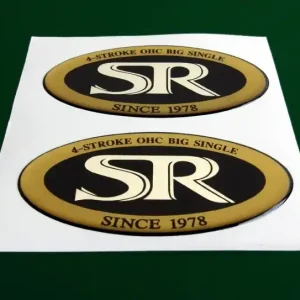 Finale Aktion 2 YAMAHA SR 400/500/SR500 Embleme / AUFKLEBER (sticker / badges) !