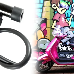 Nur Heute [Paket] Zündkerzenstecker 90° abgewinkelt, Widerstand 0 k/Ohm LZFH + Zündkabel 25cm für 2Takt Roller Mofa Moped Motorrad Quad Oldtimer