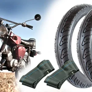 Neue Ware [Paket] 2 Reifen 2,75 x 16 Zoll Vee Rubber VRM-100 Straßenprofil, 46L + 2x Schlauch Vee Rubber Simson S50 S51 S70 S53 KR51 SR4-2 SR4-3 SR4-4