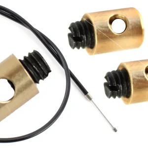 [Paket] 2 Schraubnippel Klemm-Nippel Ø 5mm x 7mm Universal Gaszug Bowdenzug Seilzug für Simson MZ AWO DKW BMW EMW Zündapp Nur Für Kurze Zeit