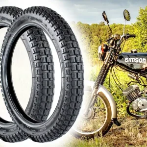 Solange Der Vorrat Reicht [Paket] 2 Reifen Enduro 2.75 x 16 Zoll 41N 4PR Stollenprofil F-879 für Simson S50 S51 S70 S53 KR51 SR4-1 SR4-2 SR4-3 SR4-4