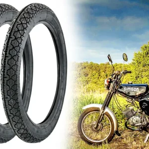 Nur Heute [Paket] Heidenau Reifen 2.75 x 16 Zoll M/C Profil K36/1 46J für Simson S50 S51 KR51 SR4, Honda, Aprilia Scarabeo, Piaggio Super Bravo