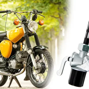 Benzinhahn Kraftstoffhahn mit Wassersack M16x1, für Simson S50 S51 S70 SR50, MZ ETZ ES, AWO, Moped, Mokick Highlight