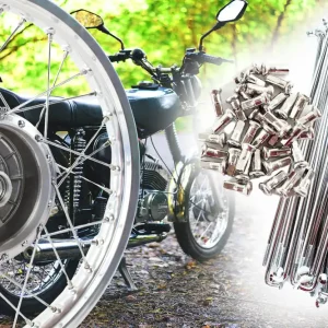 Speichensatz 143,5mm 36 Stück mit Nippel M3,5 Speichennippel verchromt für Simson S50, S51, S53, S70, S83, KR51, SR4, DUO Garantierte Lieferung