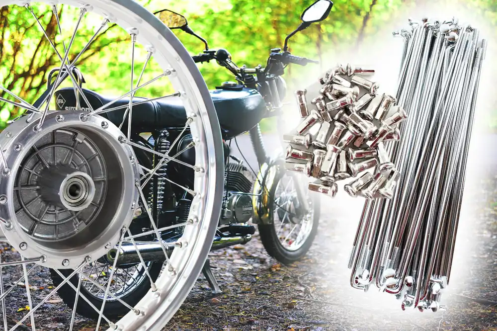 Speichensatz 143,5mm 36 Stück mit Nippel M3,5 Speichennippel verchromt für Simson S50, S51, S53, S70, S83, KR51, SR4, DUO Garantierte Lieferung