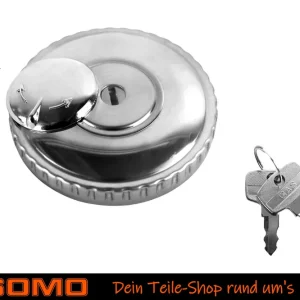 Saisonangebot Tankdeckel Ø 60mm mit Schloss für Simson SR4-3 Sperber, MZ RT125, BK350, ES, ETS, TS, ETZ