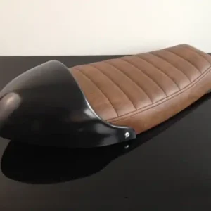 Cafe-Racer SEAT, SR 500, suitable for pillion riders, dark brown, incl. hump, removable Highlight