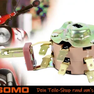 Zertifiziert Zündschloss, Zündlichtschalter, Zündschalter ohne Leerlaufkontrollleuchte Simson KR51/1, KR51/2, SR4-2, SR4-3, SR4-4, Duo