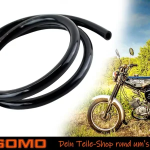 Günstig Benzinschlauch, Kraftstoffschlauch 1 Meter, Ø 5 x 8,2mm universal, alle Vergaser und Kraftstoffanschlüsse, u.a. für Simson, MZ, IWL, Troll