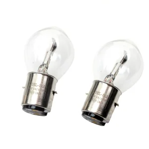 Kracherpreis [Paket] 2x Lampe 6V Glühlampe BA20D 15/15W Roller, Moped, Mofa, Motorrad