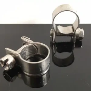 2 Mini BENZINSCHLAUCHSCHELLEN für 8mm Benzinschlauch Expressversand