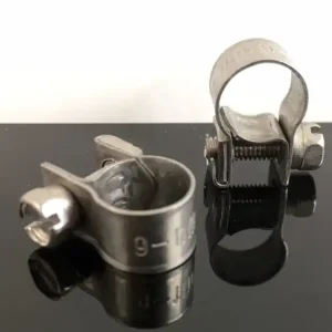 2 Mini BENZINSCHLAUCHSCHELLEN für 6mm Benzinschlauch Kracherpreis