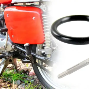 O-Ring zur Kickstarterwelle, Ø 12mm, Stärke 2mm, für Simson KR51, S51, S53, S70, S83, SR50, SR80, TS050 + MZ ETZ250, TS250, M500-M700 Motoren Preis Gesenkt