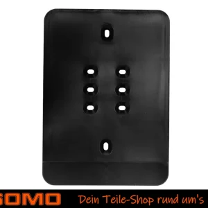 Kennzeichenplatte Versicherung,Klebe-Kennzeichen 134 x 110mm, Moped, Scooter, Roller, Unterlage Trägerplatte Kennzeichenhalter Geprüft