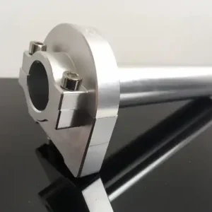 Zertifiziert Gasgriff CNC-gefräst, Aluminium silber