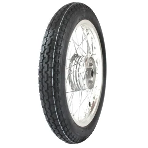 Letzte Chance Komplettrad Speichenrad 1,6 x 16 Zoll, Reifen VeeRubber Straßenprofil VRM015, Nabe, 36 Speichen für Simson S50 S51 KR51 Duo SR4, Alu gebürstet, Einbau fertig montiert + zentriert