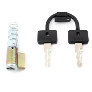 Lenkerschloss BAB mit Druckfeder für Simson S51, S53, S70, S83, SR50, SR80 und MZ ETZ251, ETZ301 Neu