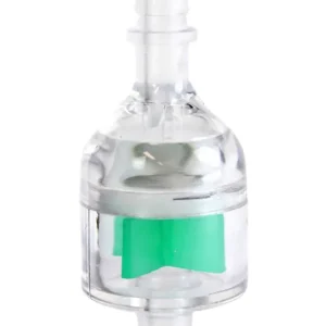 Neue Ware Benzinfilter - Fast Flow II - transparent und grün, 7mm Schlauchanschluss, große Benzinkammer, Länge 57mm