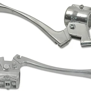 Kostenloser Rückversand [Paket] SET Handbremshebel und Kupplungshebel mit Armatur ALU MZ MZES ETS TS Motorrad