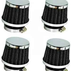 [Paket] SET: Tuning Sport Power Luftfilter 4 x 52 mm für Motorrad Kleinkraftrad Quad ATV Vergaser z.B. MZ Sale