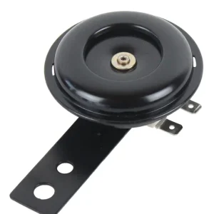 Neuheit Hupe, Signalgeber, Tonsignal 6V 105dB, Schwarz für Moped, Simson, universal, Motorrad, Roller, Scooter
