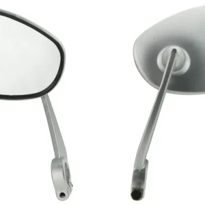 Schneller Versand Lenkerspiegel, Rückspiegel links, Nierenform Simson KR51 Schwalbe SR4-2 Star SR4-3 Sperber SR4-4 Habicht und MZ