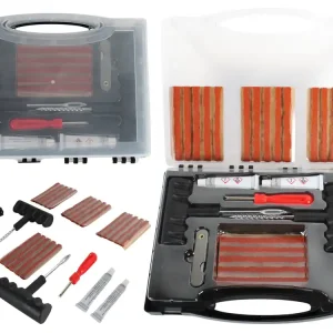 Must-Have Reifen Reparatur Set für Auto, Motorrad, Roller Reifenpanne, Pannenset, Flickzeug 28 Teile inklusive Tragekoffer