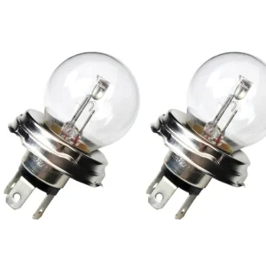 Super-Preis [Paket] SET: 2 Lampen 6V Glühlampe - E- Zeichen - P45t - 45/40W Motorrad Roller Scheinwerfer