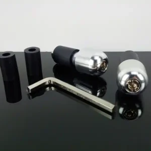 2 handlebars weight handlebar ends handlebar extension (+ 20 / 40 mm), silver Billig