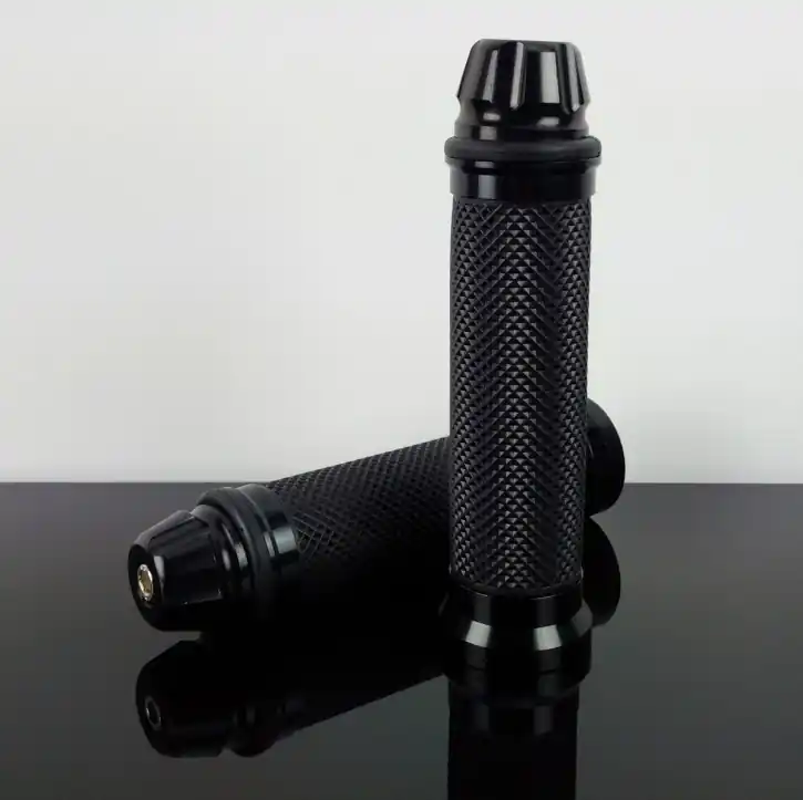 2 GRIFFE, Griffgummis CNC, schwarz, inkl. Lenkergewichten Geprüft
