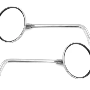 Jetzt Kaufen [Paket] 1 Paar Motorrad Spiegel universal, mit Prüfzeichen, verchromt, M10 Gewinde