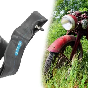 Schlauch 2.75 x 17 Zoll, verdickt extra robust, Autoventil gerade, Simson S53 S83, Kreidler Puch Zündapp Herkules Peugeot Moped Motorrad Mofa Markenware