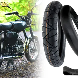 [Paket] Reifen Set M/C Allwetterreifen 2.75 x 16 Zoll 46J, K55 Reinforced für Simson S50 S51 S70 S53 KR51 SR4 + Schlauch TR4 + Felgenband, von Heidenau Versand Am Gleichen Tag