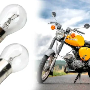 Kostenfreie Lieferung [Paket] 2x Glühbirne Ba15s 6V 21W, Glühlampe mit E-Zeichen, Kugellampe für Simson S50, S51, S70, SR50, KR51/2, MZ TS125, TS150, TS250 Moped, Mofa, Motorrad