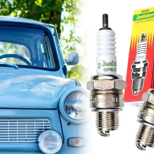 Sale [Paket] 2x Zündkerze Isolator 225 M14, Beru für MZ  AWO RT125 BK350 Simson Trabant Wartburg Lada Skoda, SW 21mm, Gewinde 12,5mm
